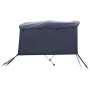 Toldo bimini 3 arcos con paredes laterales 183x(185-198)x137 cm von , Aufbewahrungsabdeckungen für Boote - Ref: Foro24-94821,...