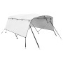 Toldo bimini 4 arcos con paredes laterales 243x(200-213)x137 cm de , Cubiertas para almacenamiento de barcas - Ref: Foro24-94...