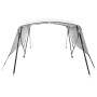 Toldo bimini 4 arcos con paredes laterales 243x(200-213)x137 cm de , Cubiertas para almacenamiento de barcas - Ref: Foro24-94...