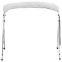 Toldo bimini 4 arcos con paredes laterales 243x(200-213)x137 cm de , Cubiertas para almacenamiento de barcas - Ref: Foro24-94...