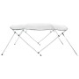 Toldo bimini 4 arcos con paredes laterales 243x(200-213)x137 cm de , Cubiertas para almacenamiento de barcas - Ref: Foro24-94...