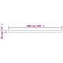 Tela de cenefa de toldo de repuesto rayas gris antracita 5 m de , Toldos - Ref: Foro24-367766, Precio: 15,88 €