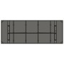 Mesa de jardín superficie de vidrio ratán PE negro 240x90x75 cm by , Garden tables - Ref: Foro24-365597, Price: 307,93 €, Dis...