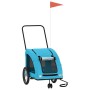 Remolque de bicicleta mascotas hierro tela Oxford azul von , Kinderwagen für Haustiere - Ref: Foro24-93981, Preis: 102,29 €, ...