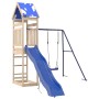 Parque infantil de exterior de madera maciza de pino by , Swings and play structures - Ref: Foro24-3279034, Price: 304,99 €, ...