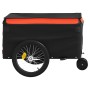 Remolque para bicicleta hierro negro y naranja 30 kg | Foro24.es | Tu tienda online para hogar, jardín y más Foro24.es