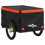 Remolque para bicicleta hierro negro y naranja 30 kg | Foro24.es | Tu tienda online para hogar, jardín y más Foro24.es