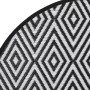 Alfombra de exterior ARAKIL blanco y negro Ø160 cm PP von , Outdoor-Protektoren - Ref: Foro24-368475, Preis: 33,52 €, Rabatt:...