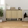 Sideboard aus Sonoma-Eichensperrholz, 97 x 31 x 75 cm von vidaXL, Sideboards - Ref: Foro24-809533, Preis: 81,47 €, Rabatt: %