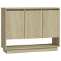 Sideboard aus Sonoma-Eichensperrholz, 97 x 31 x 75 cm von vidaXL, Sideboards - Ref: Foro24-809533, Preis: 81,47 €, Rabatt: %