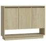 Sonoma oak plywood sideboard 97x31x75 cm by vidaXL, Sideboards - Ref: Foro24-809533, Price: 87,34 €, Discount: %