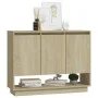 Sideboard aus Sonoma-Eichensperrholz, 97 x 31 x 75 cm von vidaXL, Sideboards - Ref: Foro24-809533, Preis: 87,37 €, Rabatt: %