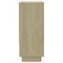 Sonoma oak plywood sideboard 97x31x75 cm by vidaXL, Sideboards - Ref: Foro24-809533, Price: 87,34 €, Discount: %