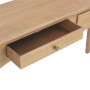 Mesa consola con 2 cajones madera de ingeniería 110x35x76 cm by , Side tables - Ref: Foro24-4009864, Price: 192,79 €, Discoun...