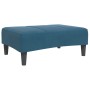 Sofá cama de 2 plazas con taburete terciopelo azul von , Sofas - Ref: Foro24-3258109, Preis: 298,53 €, Rabatt: %