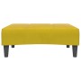 Sofá cama de 2 plazas con taburete terciopelo amarillo by , Sofas - Ref: Foro24-3258114, Price: 306,49 €, Discount: %