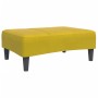 Sofá cama de 2 plazas con taburete terciopelo amarillo by , Sofas - Ref: Foro24-3258114, Price: 306,49 €, Discount: %