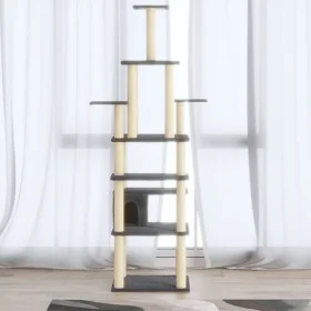 Cat scratching post with dark gray sisal posts 183 cm by vidaXL, Cat furniture - Ref: Foro24-171484, Price: 83,59 €, Discount: %