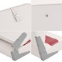 Set de asientos plegables para barco 2 uds con respaldo alto