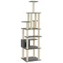 Cat scratching post with dark gray sisal posts 183 cm by vidaXL, Cat furniture - Ref: Foro24-171484, Price: 83,59 €, Discount: %