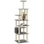 Cat scratching post with dark gray sisal posts 183 cm by vidaXL, Cat furniture - Ref: Foro24-171484, Price: 83,59 €, Discount: %