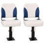 Asientos plegables de barco 4 uds azul y blanco 41x36x48 cm de , Piezas para veleros - Ref: Foro24-3284289, Precio: 193,24 €,...