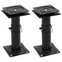 Pedestales asientos barco giratorio 360° ajustable 2 uds acero de , Piezas para veleros - Ref: Foro24-3294944, Precio: 107,90...
