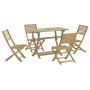Juego de comedor de jardín 5 piezas madera maciza de acacia by , Garden sets - Ref: Foro24-3214250, Price: 276,33 €, Discount: %