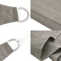 Toldo de vela trapecio HDPE gris claro 160 g/m² 4/5x3 m de , Sombrillas - Ref: Foro24-4002017, Precio: 34,35 €, Descuento: %