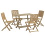 Juego de comedor de jardín 5 piezas madera maciza de acacia von , Gartensets - Ref: Foro24-3295007, Preis: 266,50 €, Rabatt: %