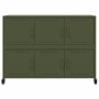 Aparador de acero verde oliva 100,5x39x72 cm von , Sideboards - Ref: Foro24-846744, Preis: 172,00 €, Rabatt: %
