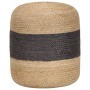 Puf hecho a mano gris oscuro 40x45 cm yute by , Ottomans - Ref: Foro24-248078, Price: 64,06 €, Discount: %