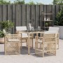 Sillas de jardín con cojines 4 uds ratán sintético beige | Foro24.es | Tu tienda online para hogar, jardín y más Foro24.es