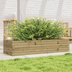 Jardinera madera de pino impregnada 110x40x23 cm