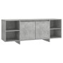 TV-Schrank aus betongrauem Sperrholz, 130 x 35 x 50 cm von vidaXL, TV-Möbel - Ref: Foro24-809588, Preis: 81,94 €, Rabatt: %