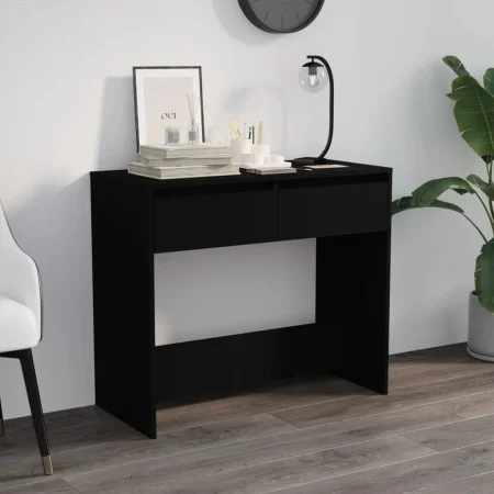 Black plywood console table 89x41x76.5 cm by vidaXL, Side tables - Ref: Foro24-809567, Price: 59,92 €, Discount: %