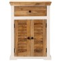 Aparador madera maciza mango rugosa blanco marrón 55x30x73 cm | Foro24.es | Tu tienda online para hogar, jardín y más Foro24.es