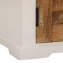 Aparador madera maciza mango rugosa blanco marrón 55x30x73 cm | Foro24.es | Tu tienda online para hogar, jardín y más Foro24.es