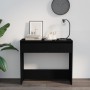 Black plywood console table 89x41x76.5 cm by vidaXL, Side tables - Ref: Foro24-809567, Price: 50,09 €, Discount: %