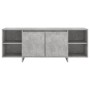 TV-Schrank aus betongrauem Sperrholz, 130 x 35 x 50 cm von vidaXL, TV-Möbel - Ref: Foro24-809588, Preis: 81,94 €, Rabatt: %