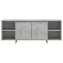 TV-Schrank aus betongrauem Sperrholz, 130 x 35 x 50 cm von vidaXL, TV-Möbel - Ref: Foro24-809588, Preis: 81,15 €, Rabatt: %