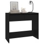 Black plywood console table 89x41x76.5 cm by vidaXL, Side tables - Ref: Foro24-809567, Price: 50,09 €, Discount: %