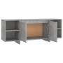TV-Schrank aus betongrauem Sperrholz, 130 x 35 x 50 cm von vidaXL, TV-Möbel - Ref: Foro24-809588, Preis: 81,94 €, Rabatt: %