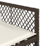 Set comedor para jardín 9 pzas y cojines ratán sintético marrón | Foro24.es | Tu tienda online para hogar, jardín y más Foro24.es