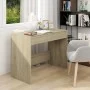 Schreibtisch aus Sonoma-Eichensperrholz, 101 x 50 x 76,5 cm von vidaXL, Schreibtische - Ref: Foro24-809560, Preis: 81,89 €, R...