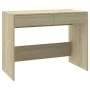 Schreibtisch aus Sonoma-Eichensperrholz, 101 x 50 x 76,5 cm von vidaXL, Schreibtische - Ref: Foro24-809560, Preis: 81,89 €, R...