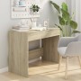 Sonoma oak plywood desk 101x50x76.5 cm by vidaXL, Desks - Ref: Foro24-809560, Price: 84,65 €, Discount: %