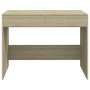 Schreibtisch aus Sonoma-Eichensperrholz, 101 x 50 x 76,5 cm von vidaXL, Schreibtische - Ref: Foro24-809560, Preis: 84,65 €, R...