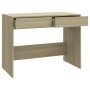 Schreibtisch aus Sonoma-Eichensperrholz, 101 x 50 x 76,5 cm von vidaXL, Schreibtische - Ref: Foro24-809560, Preis: 84,65 €, R...