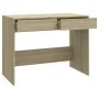 Schreibtisch aus Sonoma-Eichensperrholz, 101 x 50 x 76,5 cm von vidaXL, Schreibtische - Ref: Foro24-809560, Preis: 81,89 €, R...